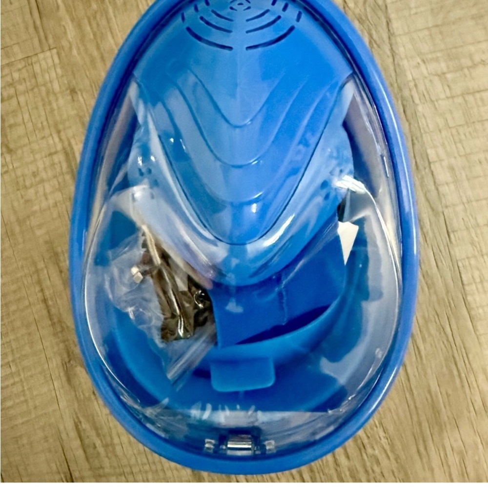 Blue Full  Kids Face Snorkeling Mask